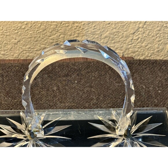 Vintage 1950’s Gilli Originals Clear Carved Lucite Box Bag - Picture 2 of 14
